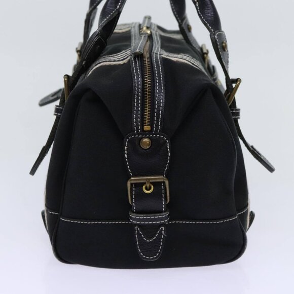 BURBERRY Hand Bag Canvas Black - Picture 4 of 16
